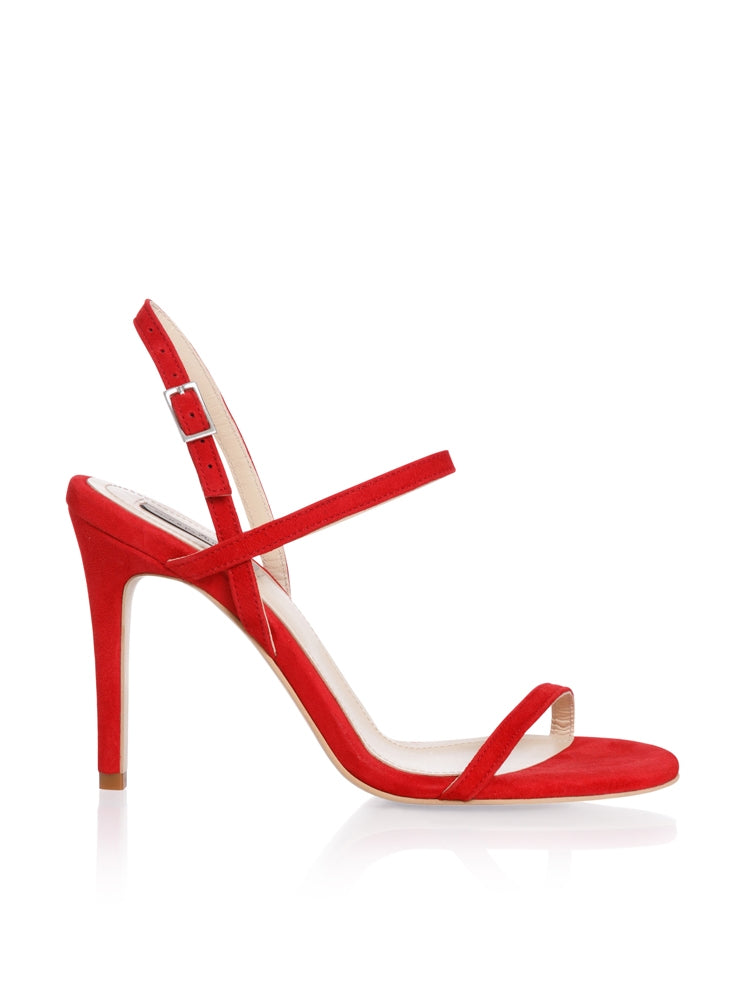 DALMA SD117 Sandale piele intoarsa, toc cui inalt – Smiling Shoes