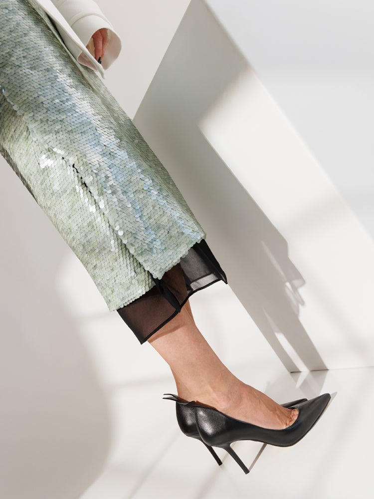 FREYA PD102 Pantofi stiletto piele, toc cui inalt