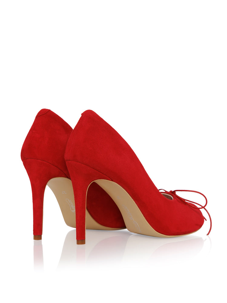 KENDRA PD106 Pantofi piele intoarsa, toc cui inalt – Smiling Shoes