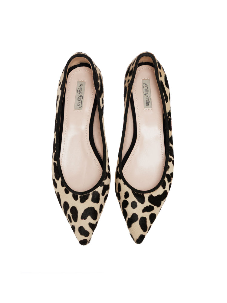 ZOE B65 Balerini ascutiti piele – Smiling Shoes